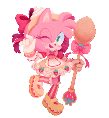 Amy - Animation for Sonic Stamp Rally (2025) (Art: SadLittleCacti)