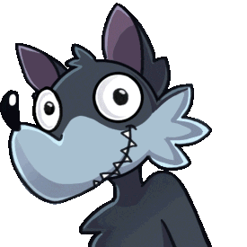 PookieTheWolf - Animated Emote (2025) (Art: Hunnebe4r)