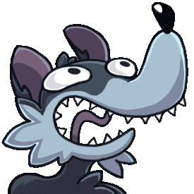 PookieTheWolf - Animated Emote (2025) (Art: by Hunnebe4r)